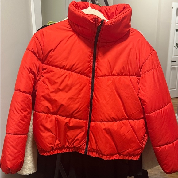 Wild Fable Red Puffer Jacket - Picture 1 of 4